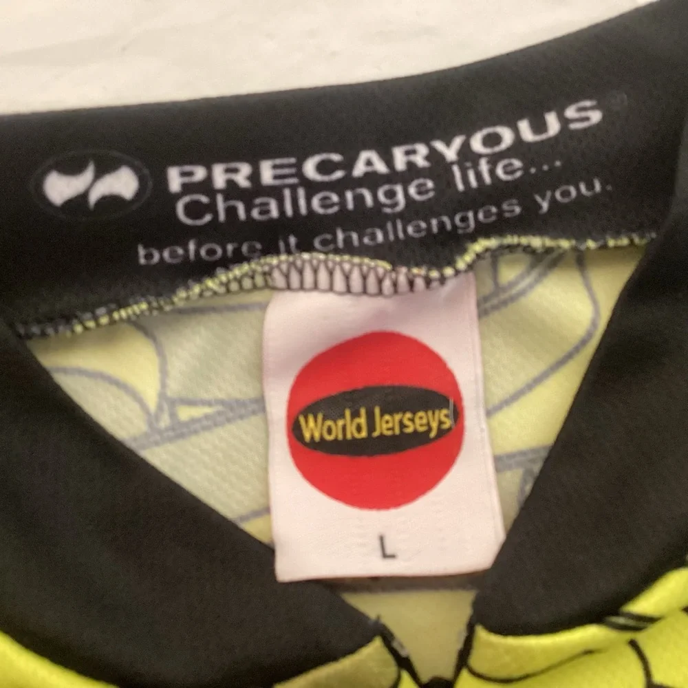 Biker Chick Women’s Cycling Jersey Chick on bike seat size large World Jerseys - Picture 9 of 12